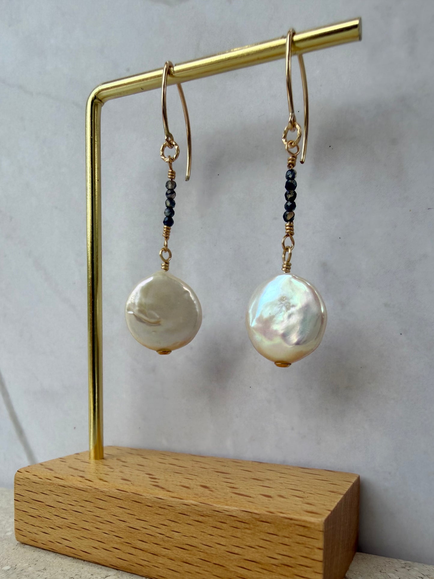 Sapphira Coin Earrings