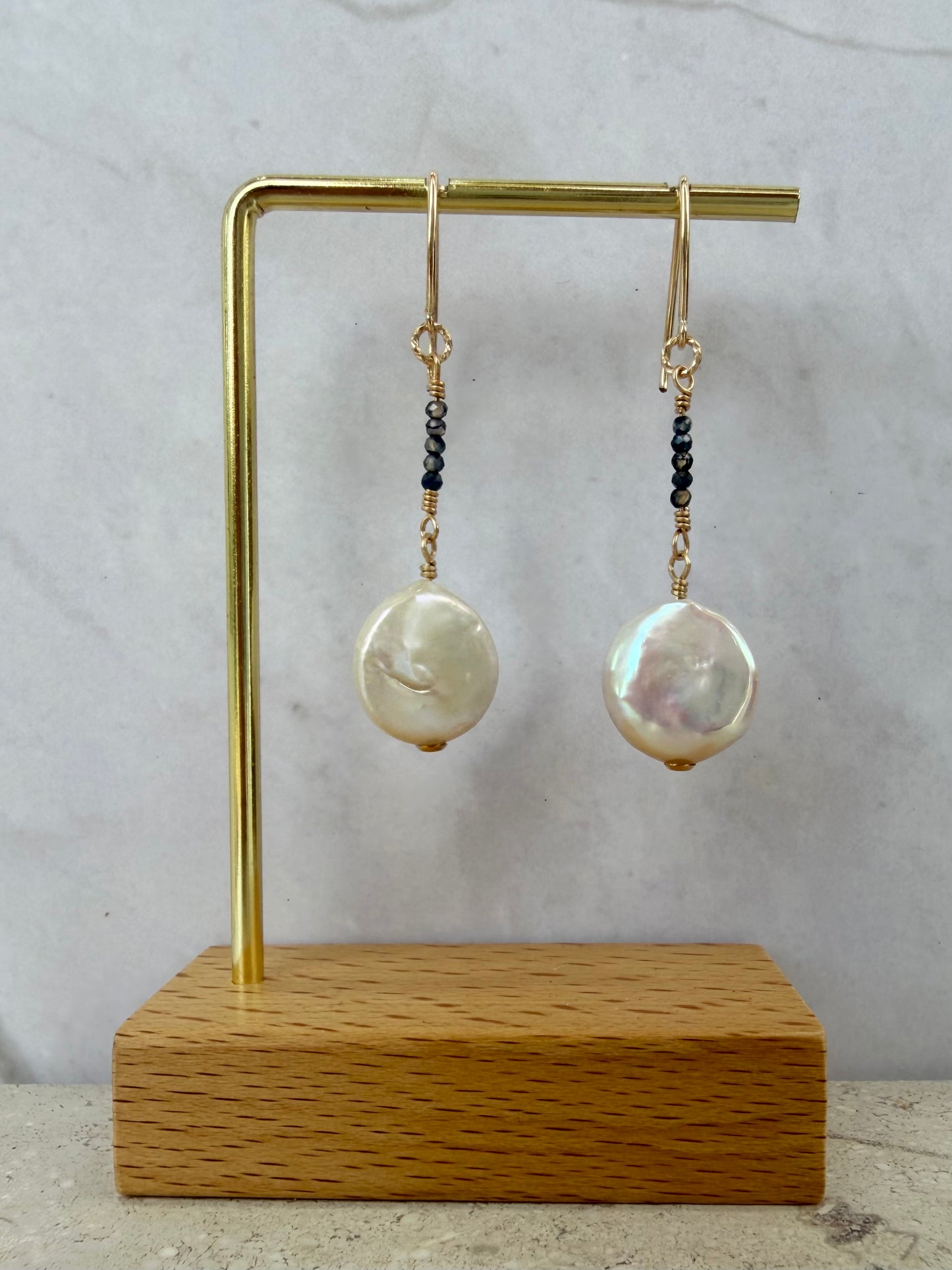 Sapphira Coin Earrings
