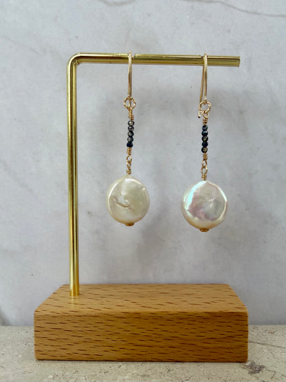 Sapphira Coin Earrings